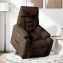 Sillón reclinable elevable tela de microfibra marrón | Foro24.es | Tu tienda online para hogar, jardín y más Foro24.es