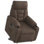 Sillón reclinable elevable tela de microfibra marrón | Foro24.es | Tu tienda online para hogar, jardín y más Foro24.es