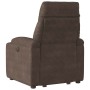 Sillón reclinable elevable tela de microfibra marrón | Foro24.es | Tu tienda online para hogar, jardín y más Foro24.es