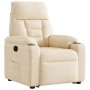 Sillón reclinable elevable tela de microfibra beige | Foro24.es | Tu tienda online para hogar, jardín y más Foro24.es