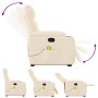 Sillón reclinable de masaje elevable tela de microfibra beige | Foro24.es | Tu tienda online para hogar, jardín y más Foro24.es