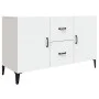 Aparador de madera de ingeniería blanco 100x36x60 cm de vidaXL, Aparadores - Ref: Foro24-812519, Precio: 95,90 €, Descuento: %