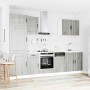 Mueble cocina Kalmar sonoma gris 7 pzas madera contrachapada de , Armarios de cocina - Ref: Foro24-3314767, Precio: 635,70 €,...