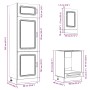 Mueble cocina Kalmar sonoma gris 7 pzas madera contrachapada de , Armarios de cocina - Ref: Foro24-3314767, Precio: 635,70 €,...