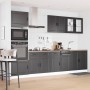 Mueble de cocina Kalmar negra 7 piezas madera contrachapada de , Armarios de cocina - Ref: Foro24-3314752, Precio: 675,20 €, ...