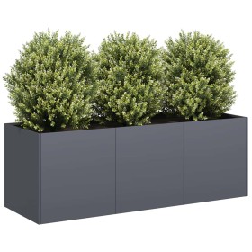 Jardinera de acero laminado en frío antracita 120x40x40 cm de , Maceteros y jardineras - Ref: Foro24-860677, Precio: 130,22 €...