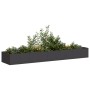 Jardinera acero negro 360x80x40 cm by , Pots and planters - Ref: Foro24-860766, Price: 182,54 €, Discount: %