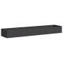 Jardinera acero negro 360x80x40 cm by , Pots and planters - Ref: Foro24-860766, Price: 182,54 €, Discount: %