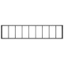 Jardinera acero negro 360x80x40 cm by , Pots and planters - Ref: Foro24-860766, Price: 182,54 €, Discount: %