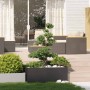 Jardinera acero negro 100x100x40 cm de , Maceteros y jardineras - Ref: Foro24-860815, Precio: 129,57 €, Descuento: %