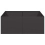 Jardinera acero negro 100x100x40 cm de , Maceteros y jardineras - Ref: Foro24-860815, Precio: 129,57 €, Descuento: %