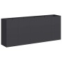 Jardinera de acero laminado en frío negro 200x40x80 cm von , Töpfe und Pflanzgefäße - Ref: Foro24-860724, Preis: 267,13 €, Ra...