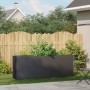 Jardinera de acero laminado en frío negro 200x40x80 cm von , Töpfe und Pflanzgefäße - Ref: Foro24-860724, Preis: 267,13 €, Ra...