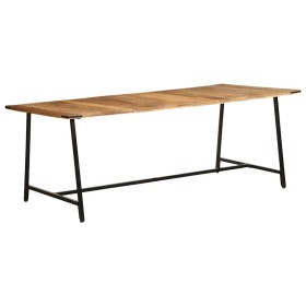Mesa de comedor madera maciza de mango 200x100x75
