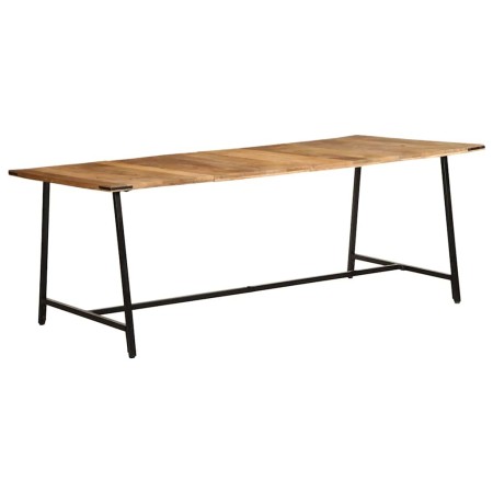 Mesa de comedor madera maciza de mango 200x100x75 cm | Foro24.es | Tu tienda online para hogar, jardín y más Foro24.es