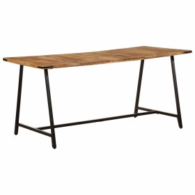 Mesa de comedor madera maciza de mango 160x80x75