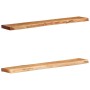 Estantes de pared 2 unidades 100x20x3,5 cm madera maciza acacia | Foro24.es | Tu tienda online para hogar, jardín y más Foro24.es