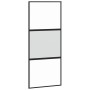 Puerta corredera con herrajes negro 90x205 cm vidrio templado | Foro24.es | Tu tienda online para hogar, jardín y más Foro24.es