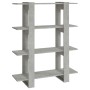 Concrete gray 100x30x123.5 cm shelf/space divider by vidaXL, Bookcases and shelves - Ref: Foro24-811542, Price: 44,25 €, Disc...
