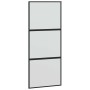 Puerta corredera con herrajes negro 90x205 cm vidrio templado von , Türen - Ref: Foro24-3375955, Preis: 268,22 €, Rabatt: %