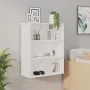 Armario colgante de pared blanco 69,5x32,5x90 cm de vidaXL, Aparadores - Ref: Foro24-812312, Precio: 60,25 €, Descuento: %
