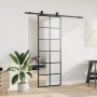 Puerta corredera con juego herrajes negro 76x205 cm ESG vidrio by , Doors - Ref: Foro24-3375850, Price: 238,72 €, Discount: %