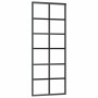 Puerta corredera con juego herrajes negro 76x205 cm ESG vidrio by , Doors - Ref: Foro24-3375850, Price: 238,72 €, Discount: %
