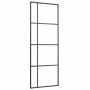 Puerta corredera con juego herrajes negro 76x205 cm ESG vidrio | Foro24.es | Tu tienda online para hogar, jardín y más Foro24.es