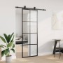 Puerta corredera con juego herrajes negro 76x205 cm ESG vidrio by , Doors - Ref: Foro24-3375908, Price: 205,86 €, Discount: %