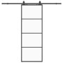 Puerta corredera con juego herrajes negro 76x205 cm ESG vidrio by , Doors - Ref: Foro24-3375936, Price: 201,54 €, Discount: %