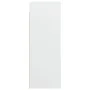 Armario colgante de pared blanco 69,5x32,5x90 cm de vidaXL, Aparadores - Ref: Foro24-812312, Precio: 60,25 €, Descuento: %