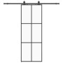 Puerta corredera con juego herrajes negro 76x205 cm ESG vidrio by , Doors - Ref: Foro24-3375844, Price: 222,26 €, Discount: %