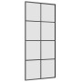 Puerta corredera con set herrajes negro 90x205 cm vidrio ESG | Foro24.es | Tu tienda online para hogar, jardín y más Foro24.es