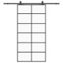 Puerta corredera con herrajes negro 102x205 cm ESG vidrio by , Doors - Ref: Foro24-3375852, Price: 232,40 €, Discount: %