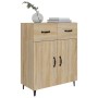 Sonoma Oak Engineered Wood Sideboard 69.5x34x90 cm by vidaXL, Sideboards - Ref: Foro24-812198, Price: 96,82 €, Discount: %