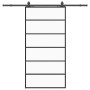 Puerta corredera con herrajes negro 102x205 cm ESG vidrio by , Doors - Ref: Foro24-3375929, Price: 245,05 €, Discount: %