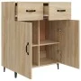 Sonoma Oak Engineered Wood Sideboard 69.5x34x90 cm by vidaXL, Sideboards - Ref: Foro24-812198, Price: 95,58 €, Discount: %