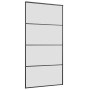 Puerta corredera set herrajes negra 102,5x205 cm ESG vidrio by , Doors - Ref: Foro24-3375941, Price: 300,67 €, Discount: %