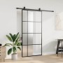 Puerta corredera set herrajes negra 102,5x205 cm ESG vidrio by , Doors - Ref: Foro24-3375873, Price: 277,48 €, Discount: %