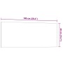 Pizarra magnética de pared vidrio templado blanco 100x40 cm by , White boards - Ref: Foro24-4008629, Price: 37,20 €, Discount: %