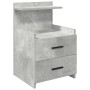 Mesitas de noche 2 unidades con 2 cajones gris hormigón 40x36,5x62 cm | Foro24.es | Tu tienda online para hogar, jardín y más Foro24.es