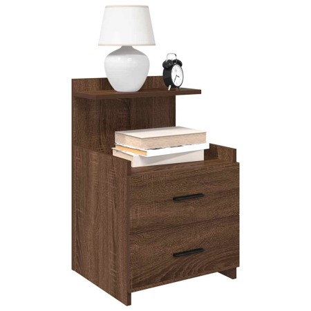 Mesitas de noche 2 unidades con 2 cajones roble marrón 40x36,5x62 cm | Foro24.es | Tu tienda online para hogar, jardín y más Foro24.es