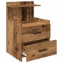 Mesitas de noche 2 unidades con 2 cajones madera vieja 40x36,5x62 cm | Foro24.es | Tu tienda online para hogar, jardín y más Foro24.es