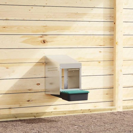Nido para gallinas con 1 compartimento de acero galvanizado para montar en la pared | Foro24.es | Tu tienda online para hogar, jardín y más Foro24.es