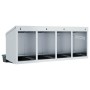 Nido para gallinas con 4 compartimentos de acero galvanizado para montar en la pared by , Cages and habitats for small animal...
