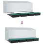 Nido para gallinas con 4 compartimentos de acero galvanizado para montar en la pared by , Cages and habitats for small animal...