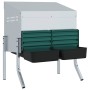Nido para gallinas con 2 compartimentos y patas de acero galvanizado by , Cages and habitats for small animals - Ref: Foro24-...