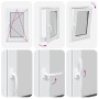 Ventana de sótano "RISOR" 50x75 cm oscilobatiente DIN derecha blanca de , Ventanas - Ref: Foro24-4108298, Precio: 110,86 €, D...