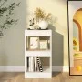 Weißes Regal/Raumteiler 40x30x72 cm von vidaXL, Bücherregale und Regale - Ref: Foro24-811601, Preis: 42,47 €, Rabatt: %