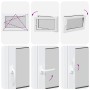 Ventana de sótano "RISOR" 90x50 cm oscilobatiente DIN derecha blanca de , Ventanas - Ref: Foro24-4108314, Precio: 120,64 €, D...